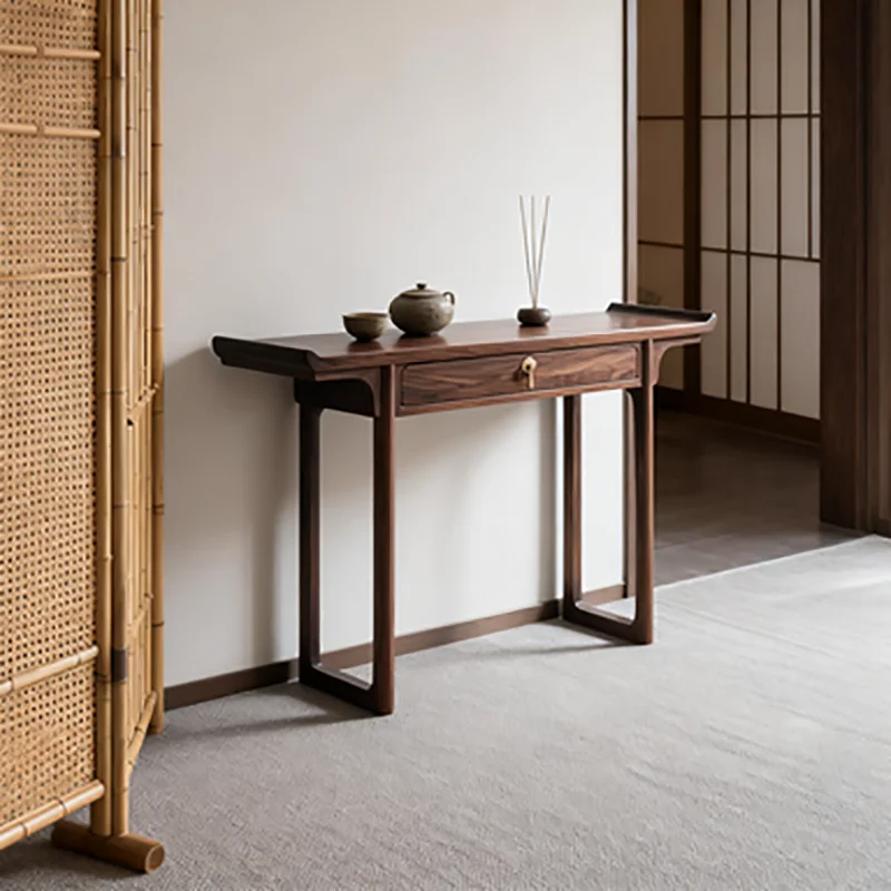 

Vintage Elegant Console Table Mid Century Minimalist Aesthetic Subtle Console Table Premium Classic Meuble Salon Furniture