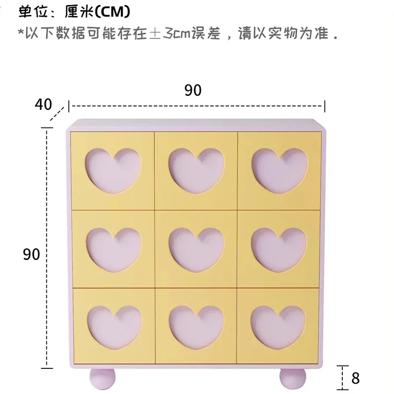 # Cute Style Living Room Cabinets Aesthetic Bedroom Chest Of Drawers Simple Cassettiera Camera Da Letto Living Room Furniture