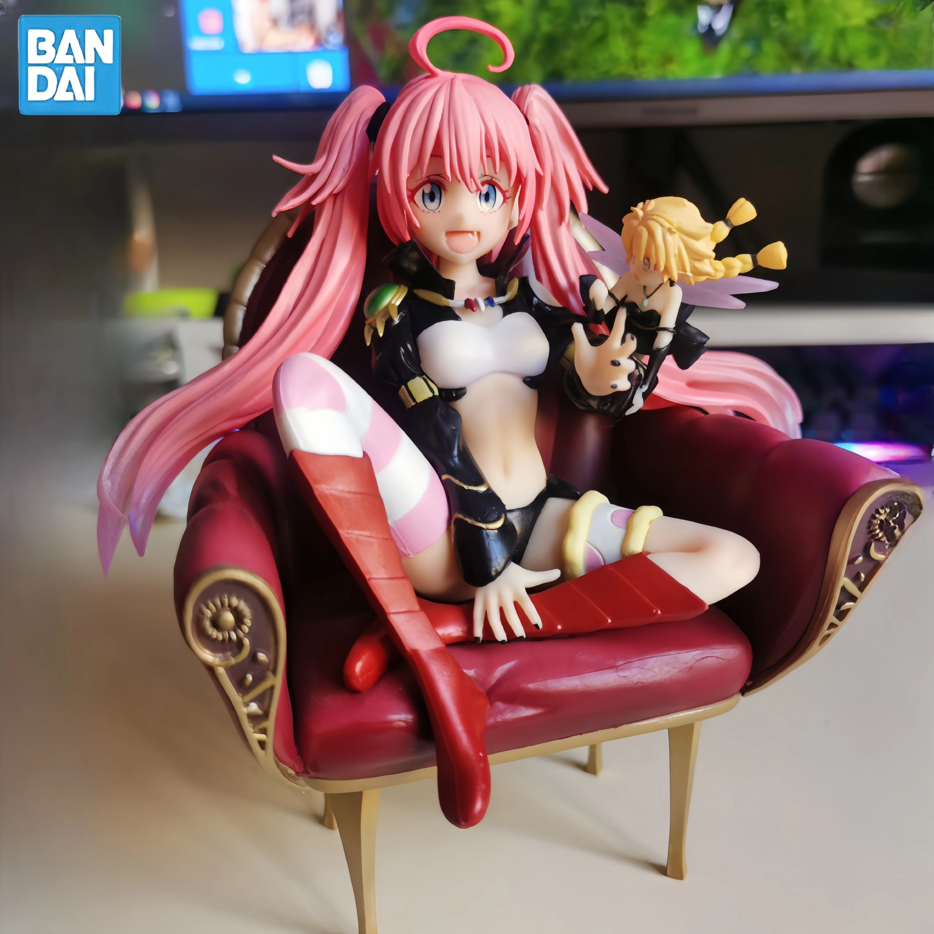 

Original Bandai Rimuru Tempest Milim Nava Diablo Figure Anime That Time I Got Reincarnated As A Slime Figurine Christmas Gifts