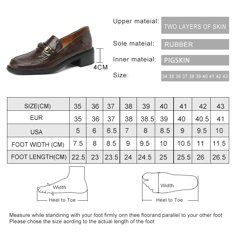 AIYUQI Loafers Women Square Toe 2024 New Genuine Leather Ladies Shoes Slip-on Vintage Buckle Classic Spring Shoes Women