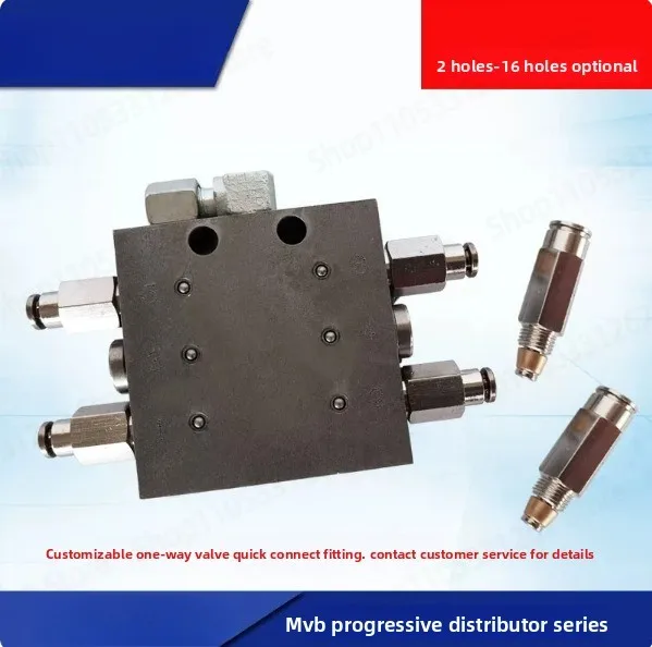 MVB Progressive Distributor, Grease Lubrication Divider Valve for Central Lubrication System