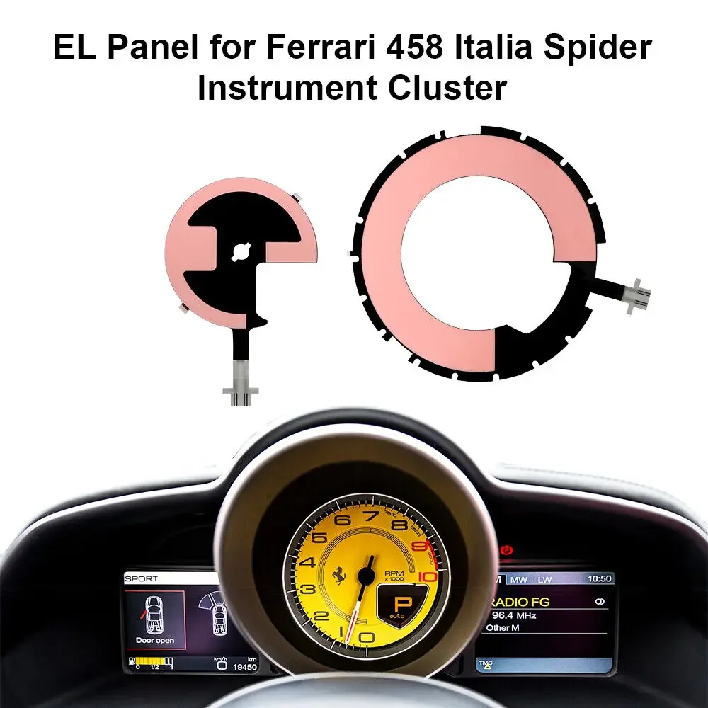 

A Set of Speedometer EL Panel for Ferrari 458 Italia Spider Gauge Cluster