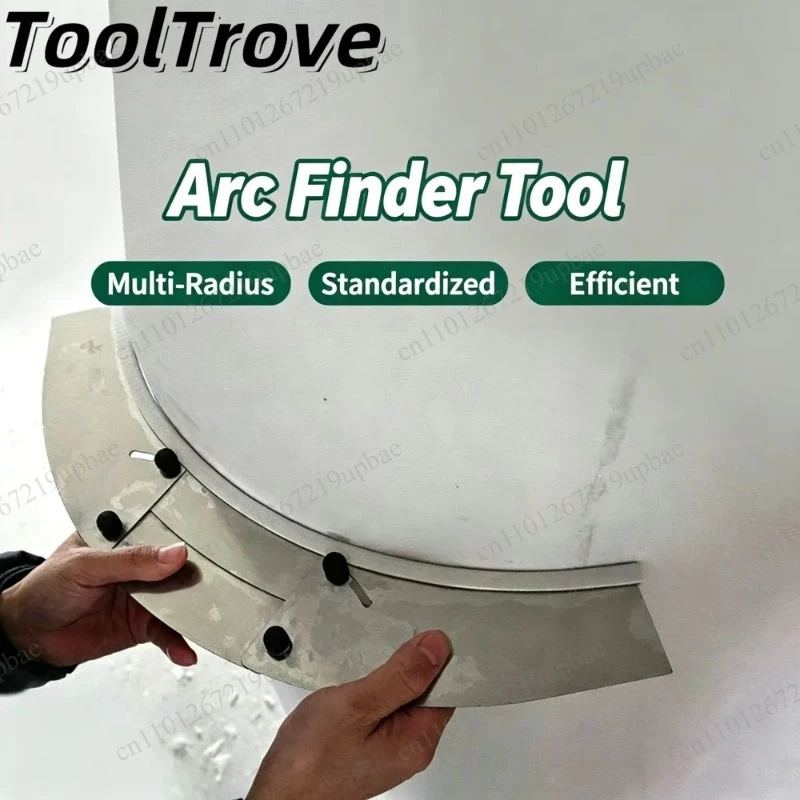 Adjustable Arc Plastering Tool Multi‑Radius Curved Drywall Scraper Inside Outside Corner Gypsum Cement Leveling Trowel