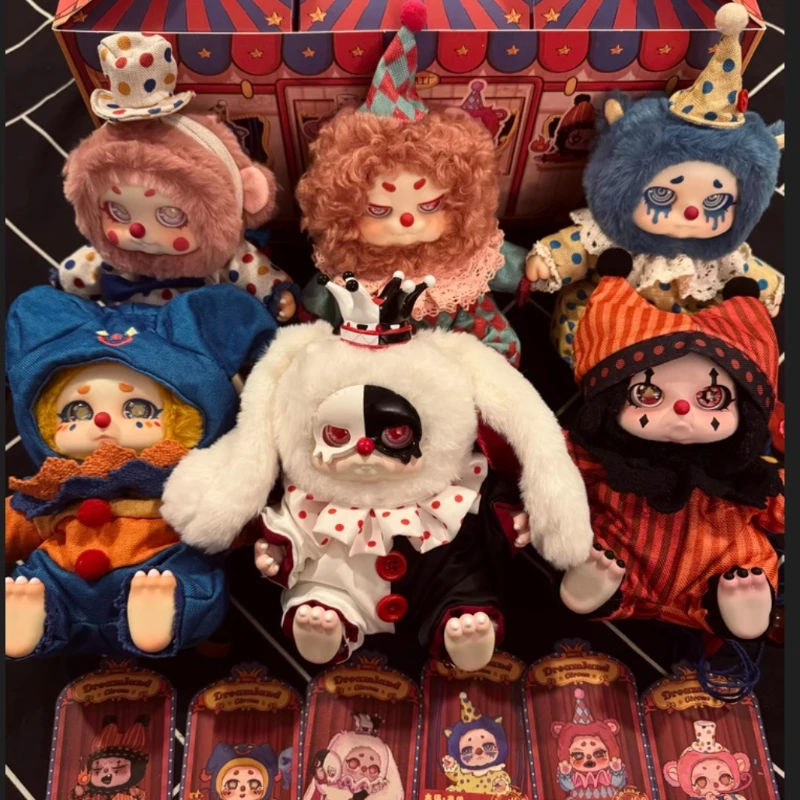 

Meet Cino Dreamland Circus Series Plush Blind Box Toys Cute Action Anime Figure Kawaii Mystery Box Cartoon Decorative Doll Gift