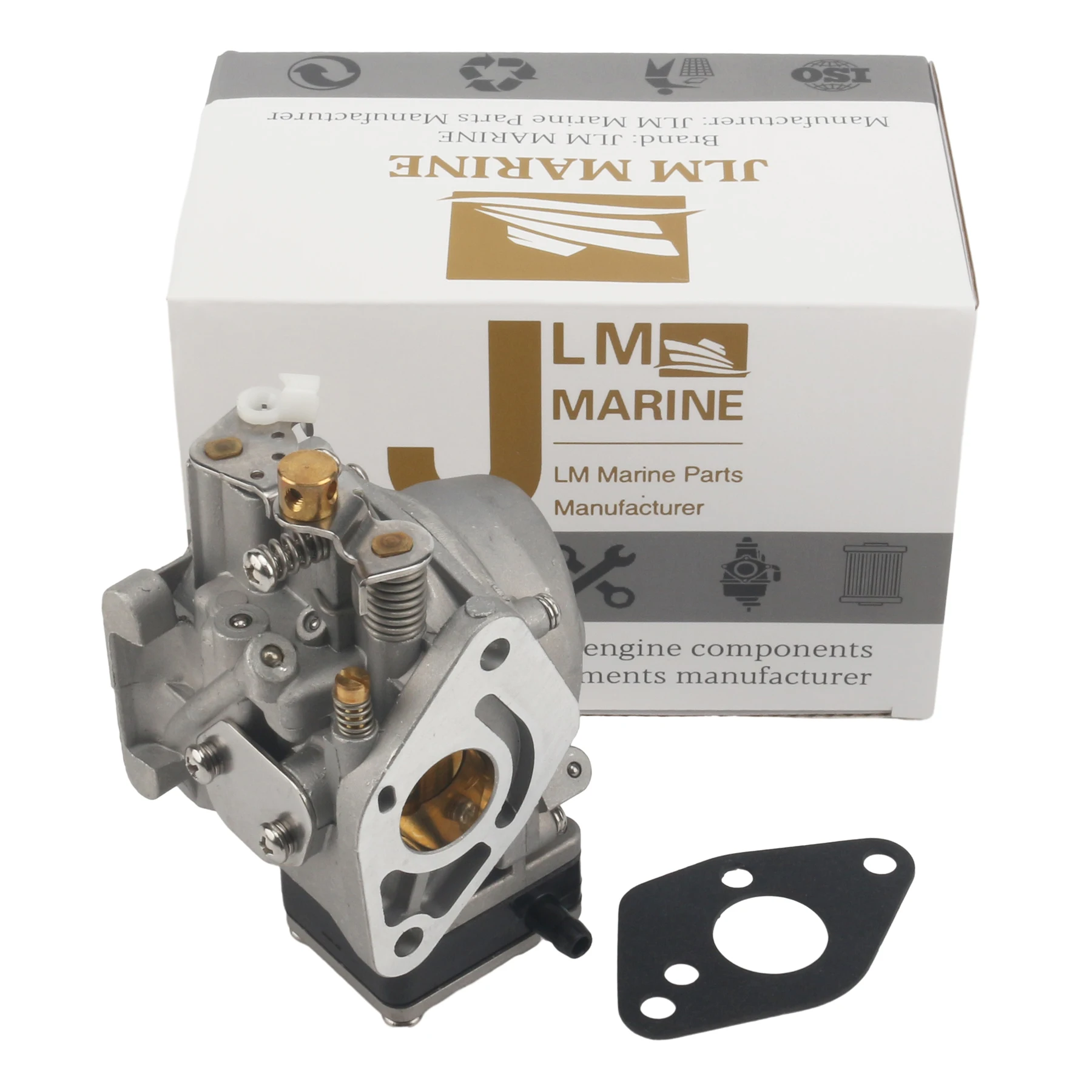 

JLM Marine Outboard Carbs Carburetor for Mercury Mariner 4HP 5HP 2 Stroke 3303-812648T 812648 9720 812648T 812647T1 27-16327