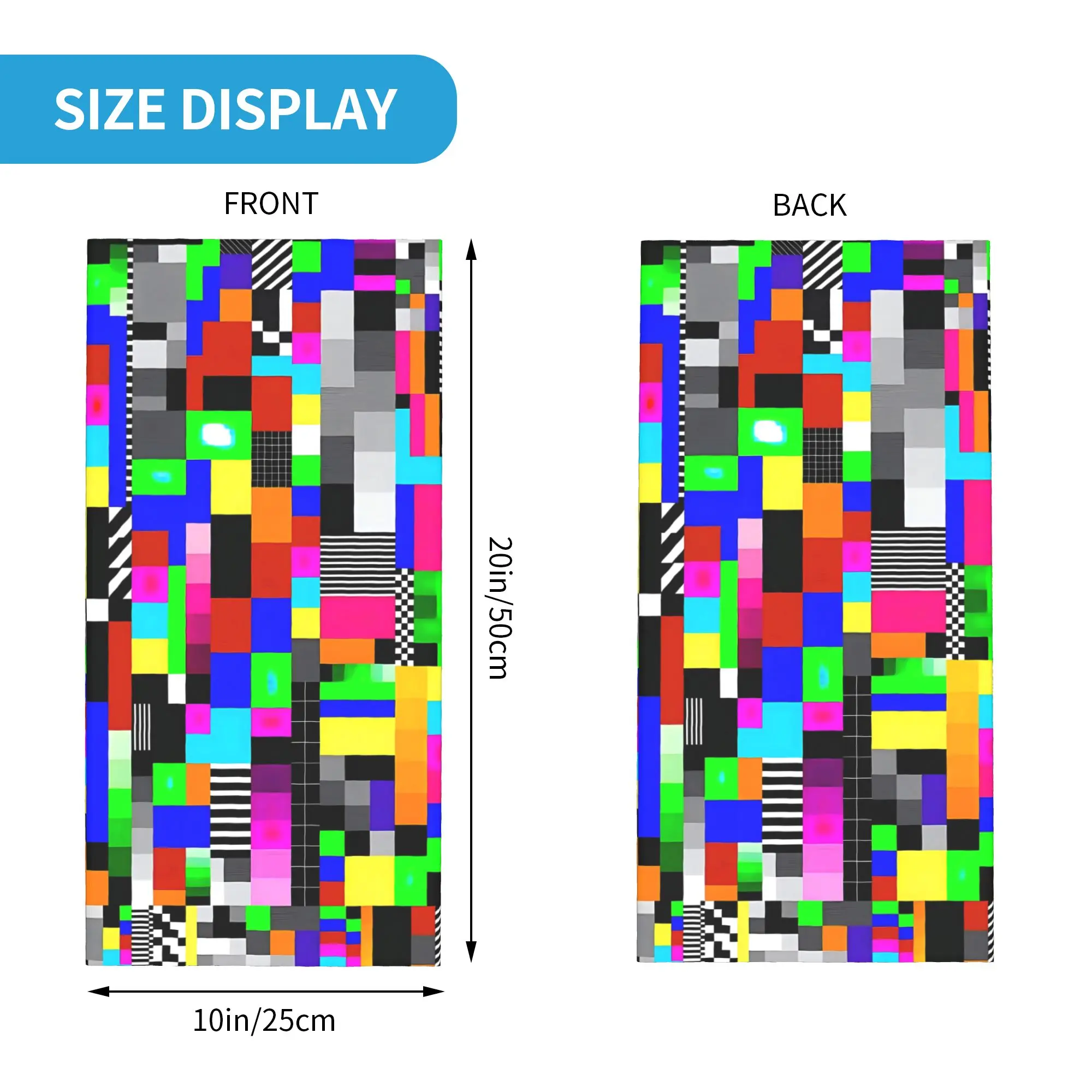 Swirl stripe color block print6 Bandana Gaiter Club  Face Scarf   Running  Unisex Windproof Neckerchief