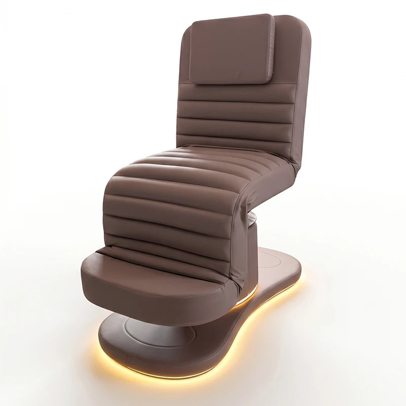 Luxurious 3-Motor Massage Bed for Beauty Salon Durable Stain-Resistant Furniture Caterpillar Shape Beauty Bed