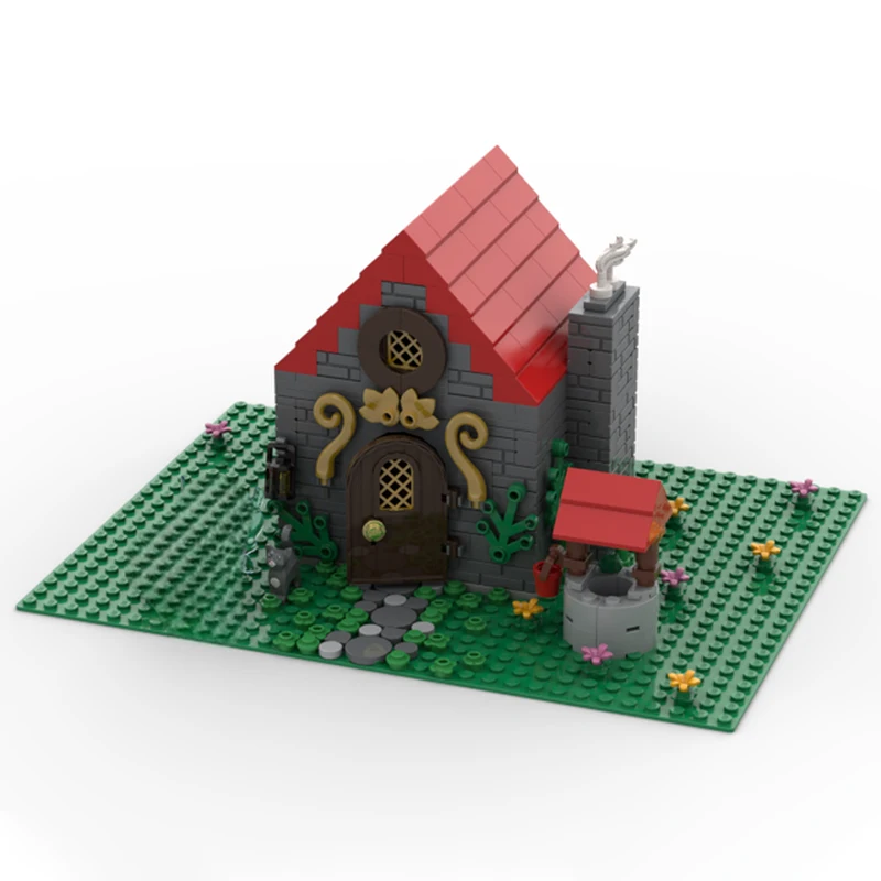 

416 шт. MOC сказочный коттедж модульный зачарованный дом DIY модель строительные блоки развивающие игрушки Рождественский подарок для детей
