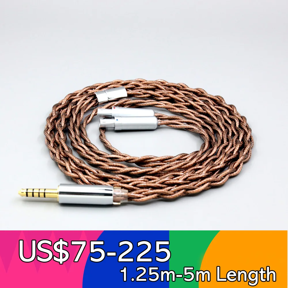 

99% 24k Gold Pure Silver Graphene Shield Earphone Cable For Sennheiser HD800 HD800s HD820s HD820 Dharma D1000 Headphone LN008537