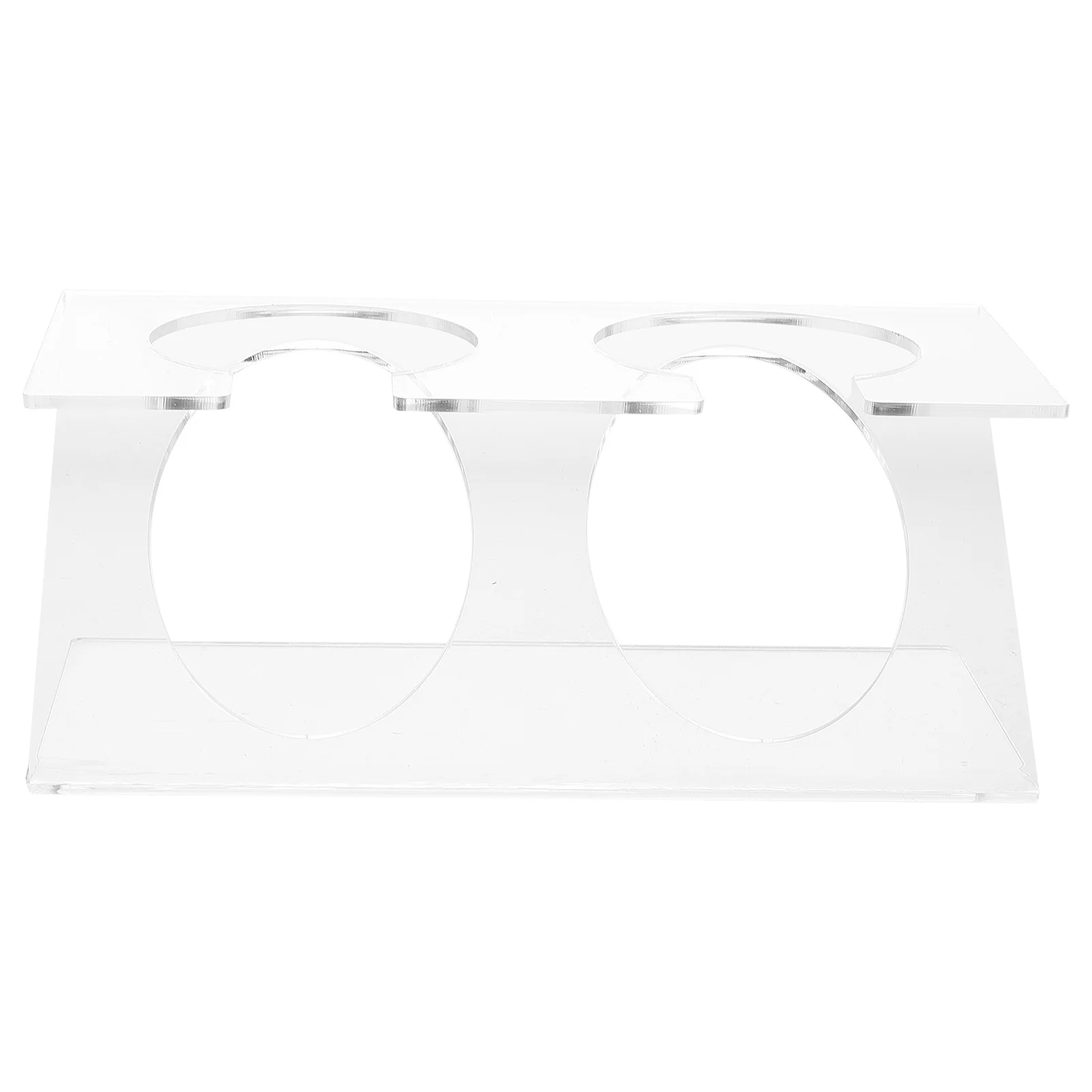 

Clear Acrylic Test Tubes Display Rack 2 Slots Coffee Beans Tube Holder Coffee Bean Storage Organizer Sealed Jar Display Rack