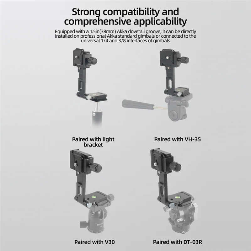 

【Купите сейчас】Ш 1/4-дюймовое крепление для вертикальной съемки с холодным башмаком Arca, быстросъемная пластина, L-образный держатель для камеры для кронштейна для зеркальной фотокамеры DSLR