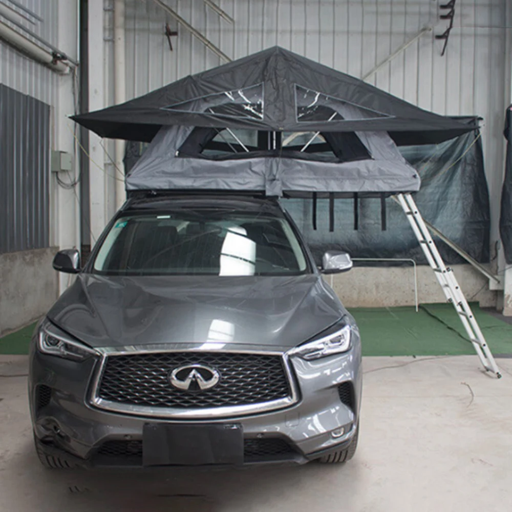 على الطرق الوعرة سيارة التقاط 4x4 سقف أعلى خيمة سهلة الإعداد أفضل سقف أعلى خيمة على الطرق الوعرة سيارة مخيمات سقف أعلى للبيع #2