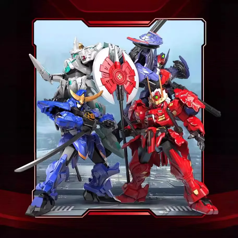 Official SEMBO BLOCK X MOSHO Ancestral Effect Series 1 Blind Box Kai Tiger Hero Mecha Model