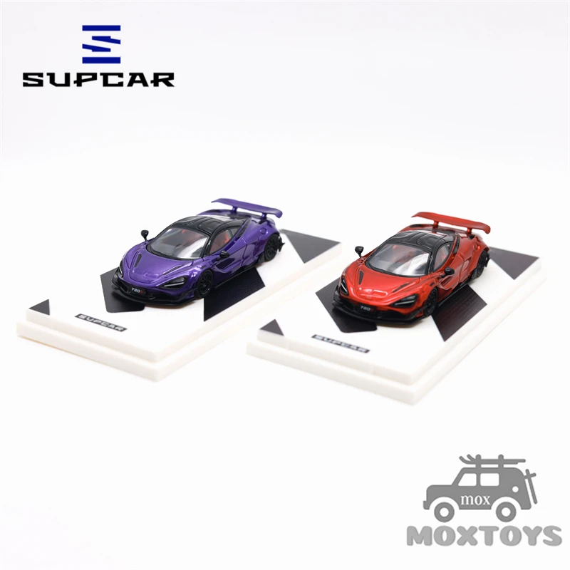 

SUPCAR SC 1:64 720S фиолетовый/красный Limited999 Литая под давлением модель автомобиля