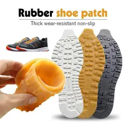 1Pair Anti-skid DIY Replacement Shoes with Thickened Rubber Soles to Repair Wear-resistant Rubber Anti-wear Patches