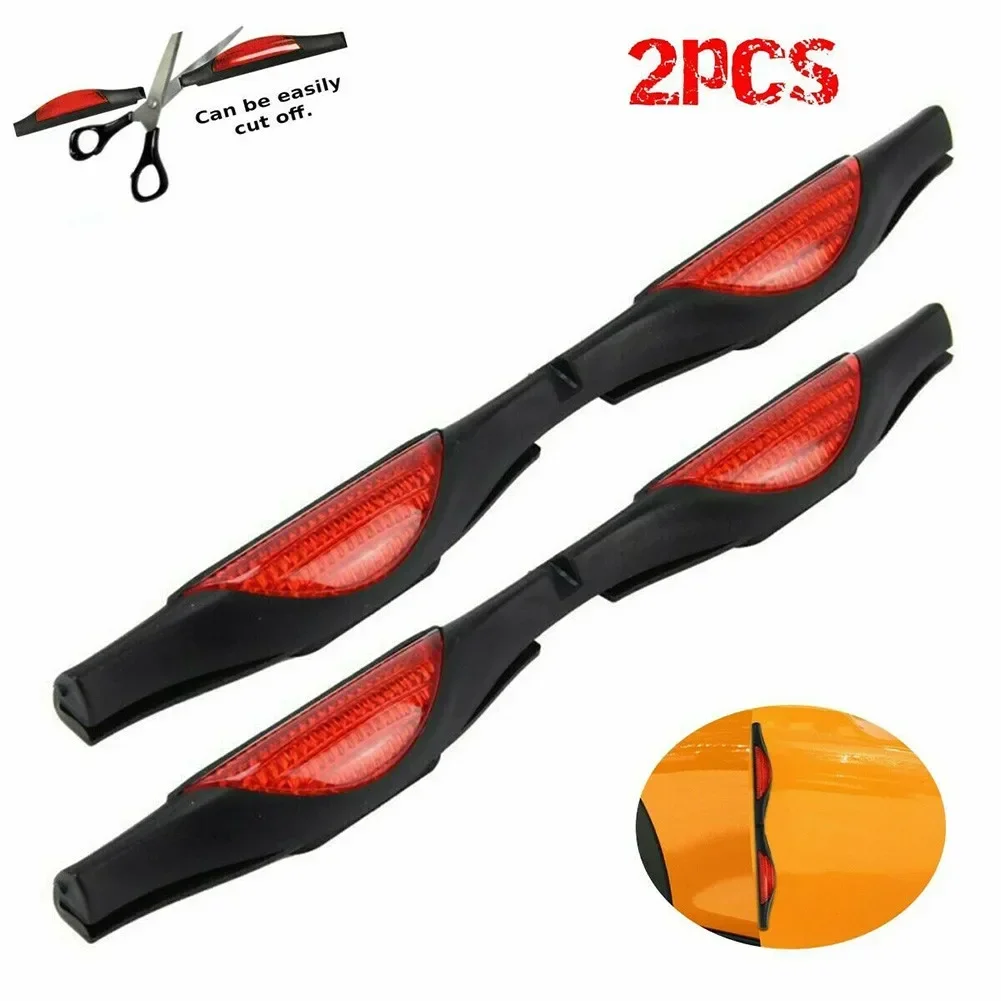 Anti-collision Sticker Red Car Door Protectors Reflectors Door Guards Prevent Scratches Protect Edges