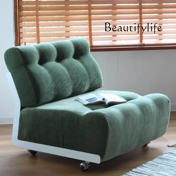 A44 Sofa medieval module combination living room small apartment fabric leather single sofa chair