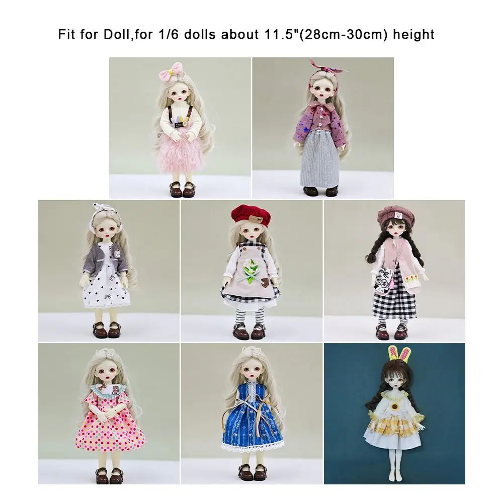 8 Styles Doll Elegant Dresses High Quality Casual Wears Party Clothes DIY Accessories 11.5" Fashion Doll/1/6 BJD Dolls