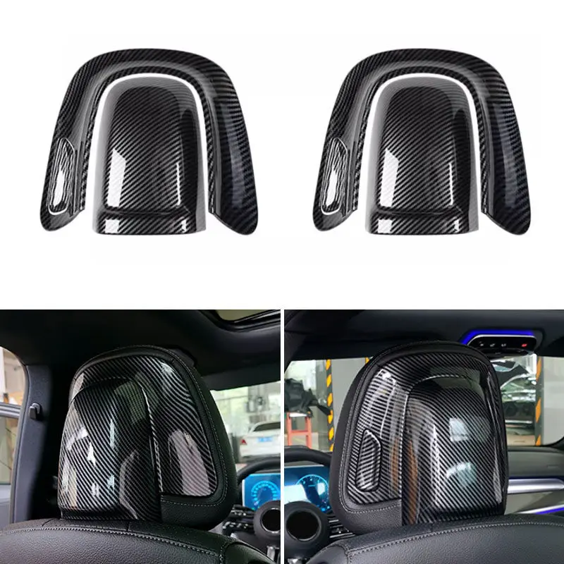 

Для Mercedes Benz C GLC lass W206 X254 C260 GLC300 2022+ автомобильные внутренние аксессуары, кнопка подголовника сиденья, регулировка переключателя, накладка