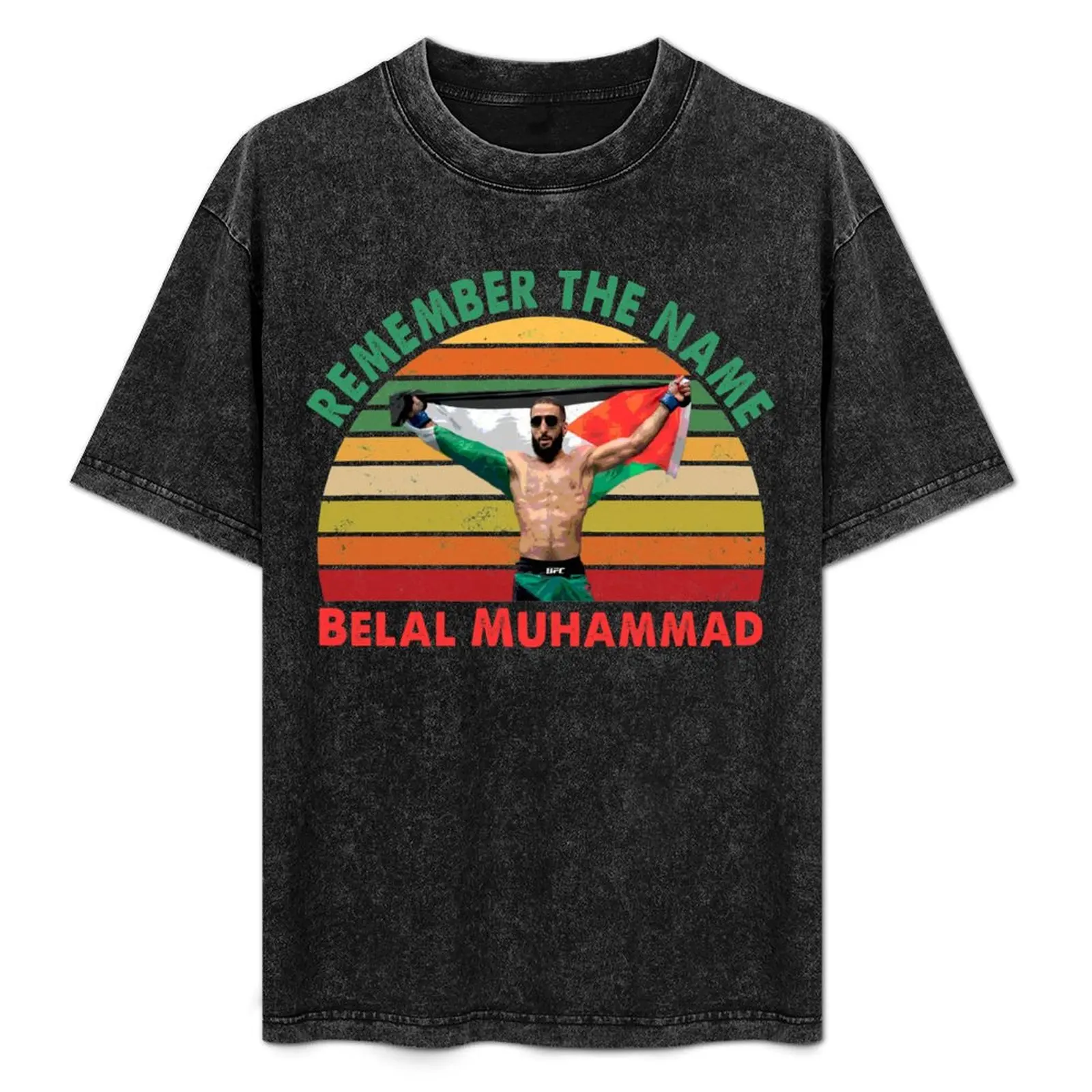 

Remember the name Vintage Belal Muhammad T-Shirt anime tshirt kawaii clothes Short sleeve tee mens graphic t-shirts big and tall
