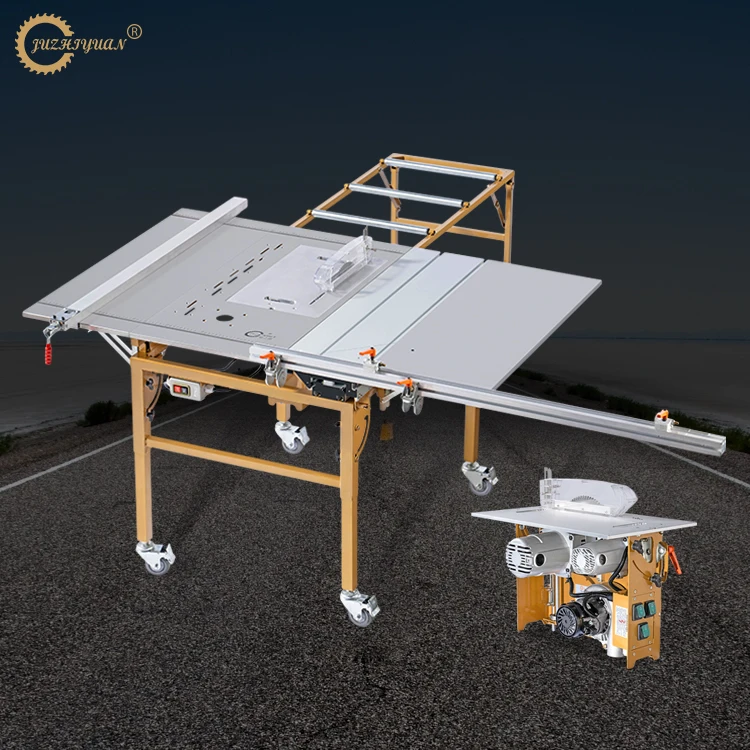 منشار طاولة منزلق لأعمال النجارة JT-7D منشار قطع الخشب من الفولاذ المقاوم للصدأ