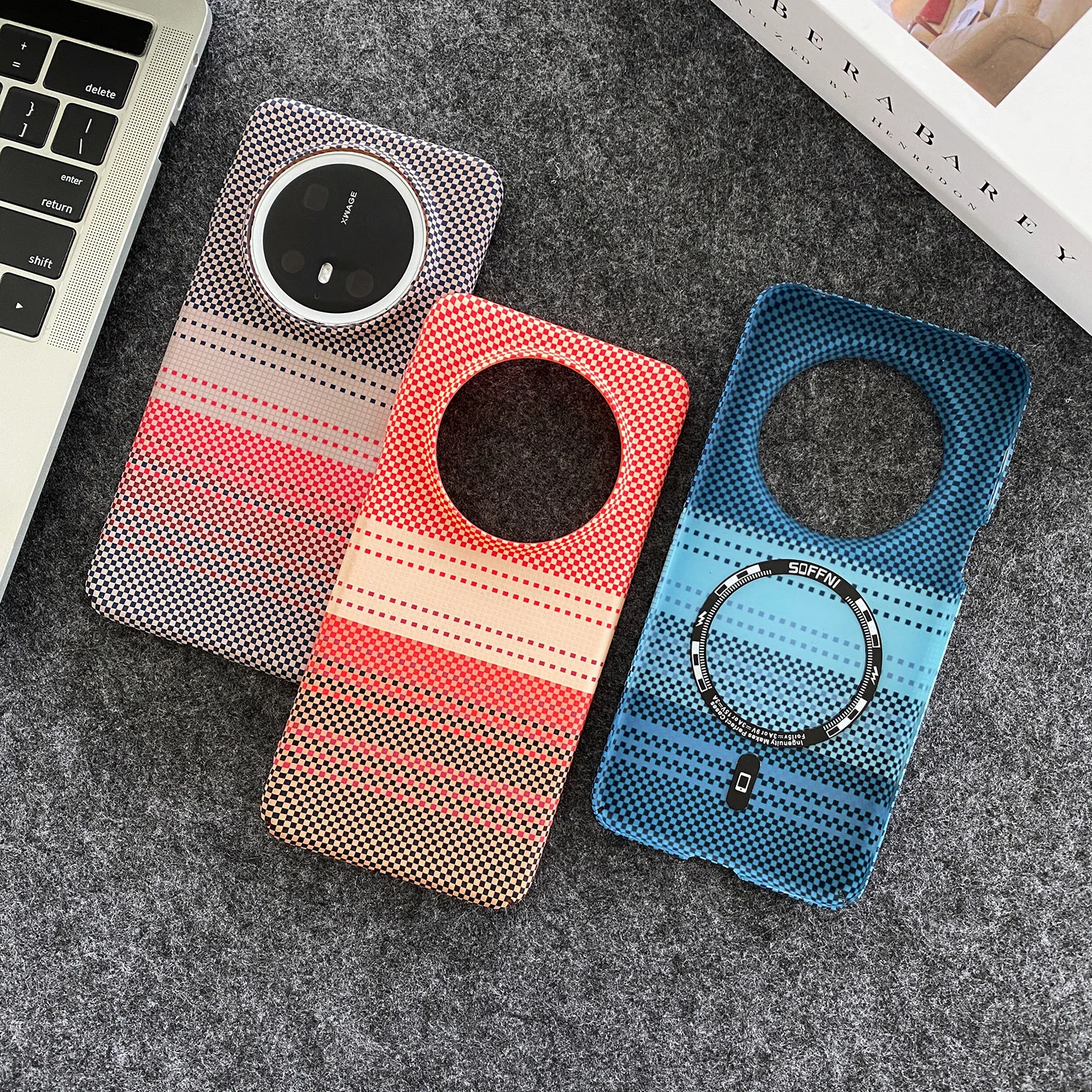 Huawei Mate 60 - غطاء حماية فاخر من ألياف الكربون
