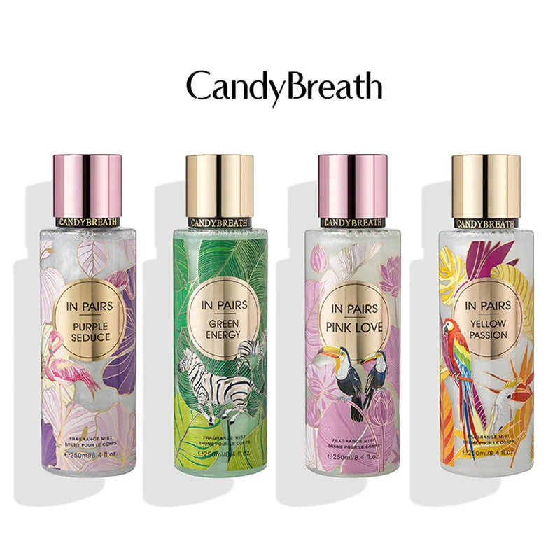 Body Spray Perfume 250ml Long Lasting Eau De Toilette Floral Tone Deodorant Essential Charm Floral Fragrance Elegant Accompany