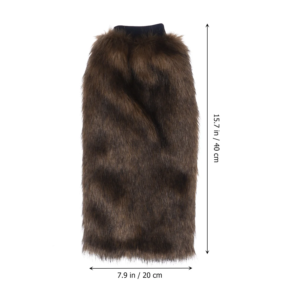 

40Cm Faux Warmers Brown Boot Cuffs Cover Long Faux Leg Warmer Women Girls Cute Leg Warmer Winter Fall Socks
