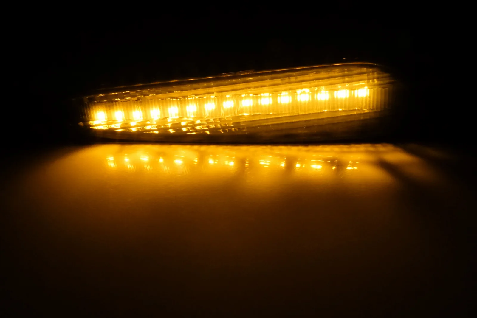 For Mercedes Benz W211 Amber Front LED Side Marker Indicator Turn Signal Light