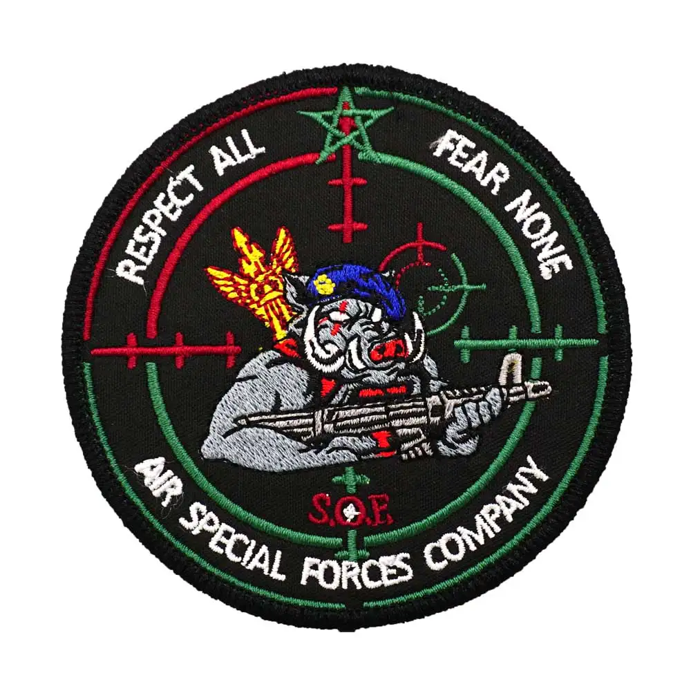 RMAF 5TH AIR BASE AIR SPECIAL FORCES COMPANY  Embroidered Patch Hook & Loop Sew on Embroidery Military Badge