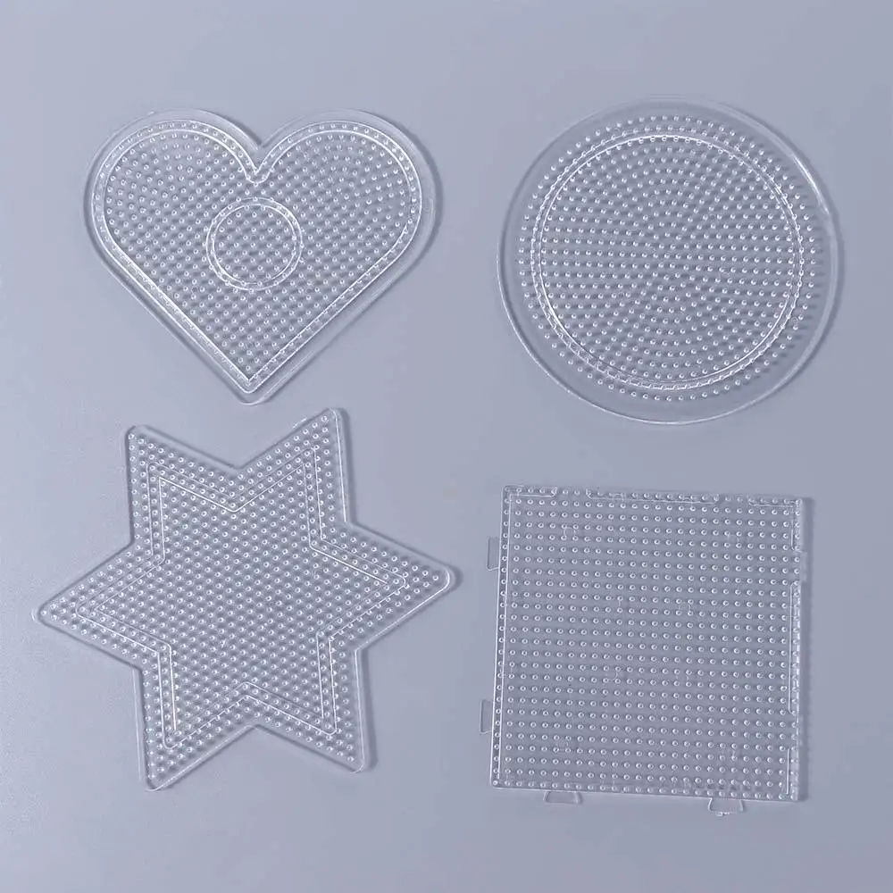 1 pçs 2.6mm perler quebra-cabeça beadbond brinquedos educativos contas transparentes ferramenta pegboard contas modelo diy brinquedo quebra-cabeça modelo