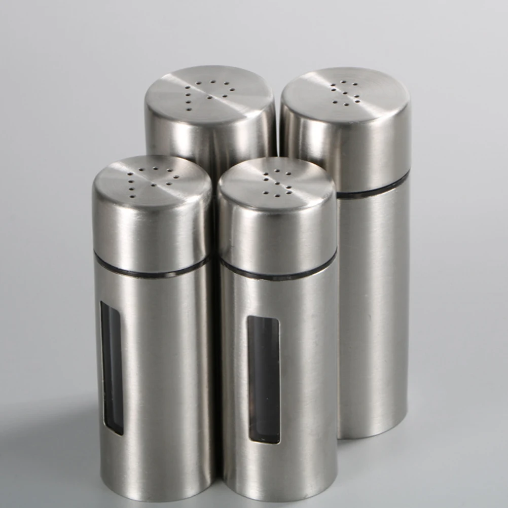 

Stainless Steel Cruet Set Seasoning Containers Long Neck Design for Kitchen ganization Kitchen Seasoning ganizer Oil Soy