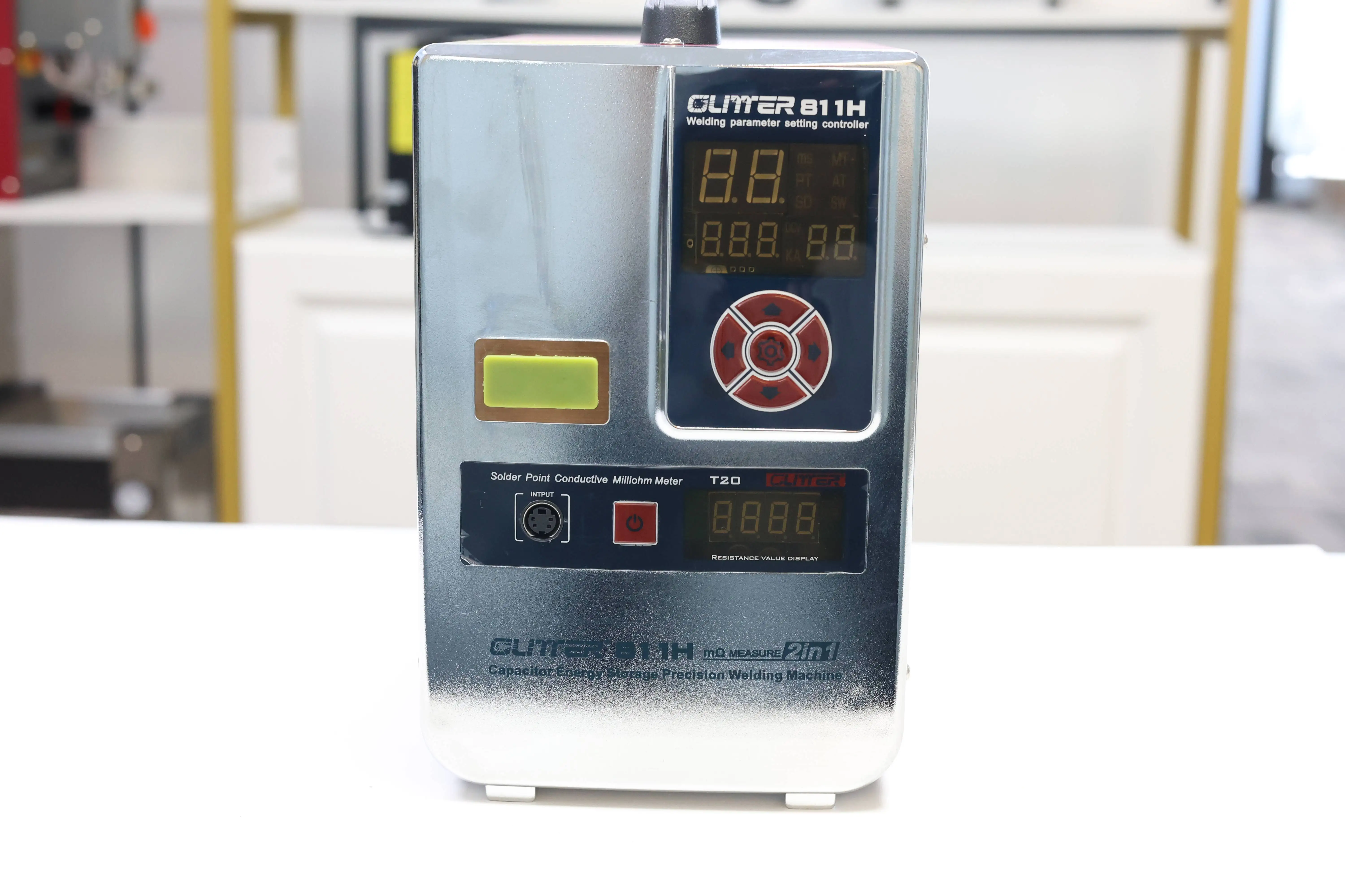 

42KW 75A Glitter 811H Spot Welder Iron Lithium Power Battery Aluminum To Copper Battery Spot Welding Machine