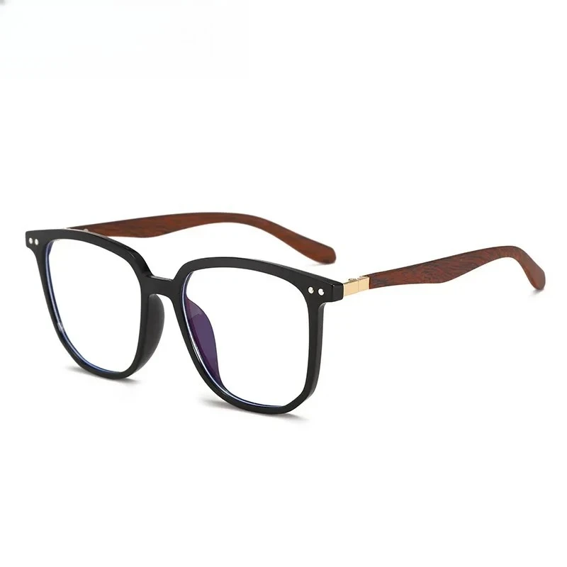 

KUXA новые мужские очки для чтения с защитой от синего света, дизайн в большой оправе, настраиваемая простая ретро-геометрия по рецепту 268573