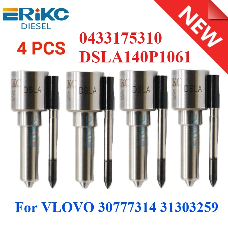 

Форсунка дизельного двигателя 0433175310 DSLA140P1061, форсунка Common Rail 0445110077 0986435120 для VLOVO 30777314 31303259