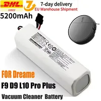 P2008-4S2P-MMBK Original For Dreame Robot Vacuum Mop Cleaner D9 F9 L10 L10 Pro 5200mAh Lithium-ion Battery Pack 4INR19/66-2