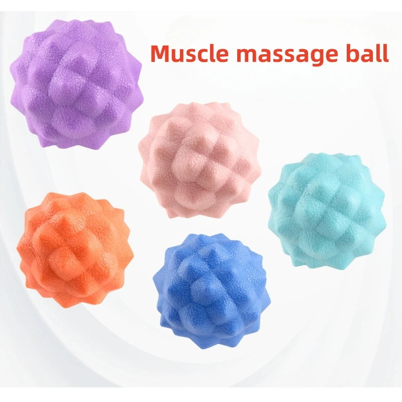 Faszienball Fußmassageball Nackenmembran Erdnussball Sohle Muskelentspannung zur Linderung von Müdigkeit Yoga Arch Back Faszienmassagegerät