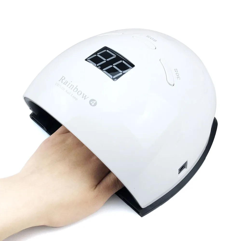 Nuova lampada a LED da 48W per asciuga unghie 30 leds ghiaccio UV per asciugare lo smalto Gel con strumento per Manicure con sensore automatico inferiore dei piedi