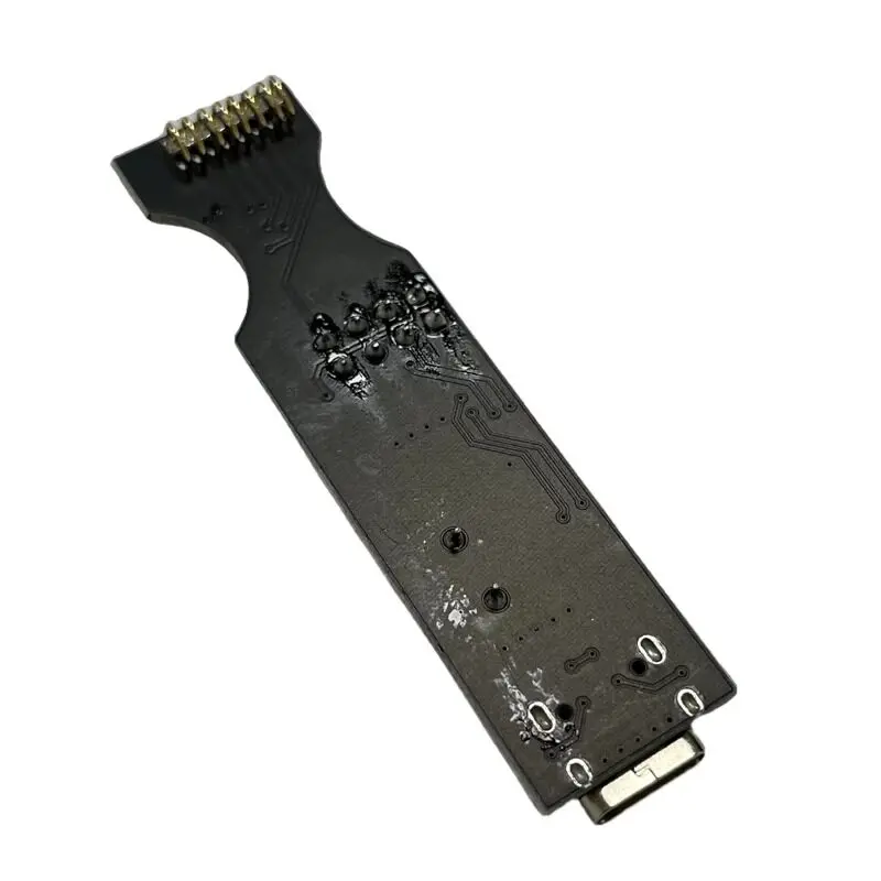 NRF24L01 2.4G wireless serial port to USB transceiver module development board, patch module debugging test seat