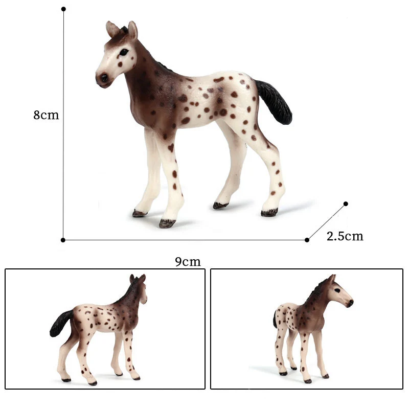 Fun Simulation Assorted Colors Horse Model Figurine Toy Classics Collectible Horse Figures Toys Educational Playset For Kid Gift