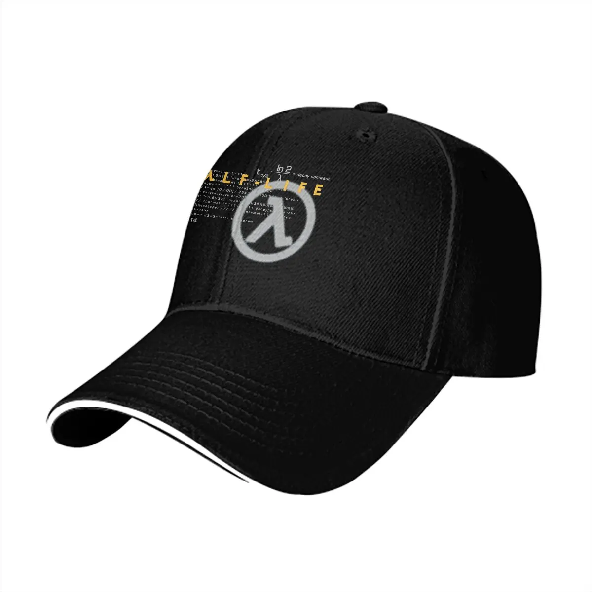 Pure Color Dad Hats 1998 Women's Hat Sun Visor Caps Half Life Game Peaked Cap