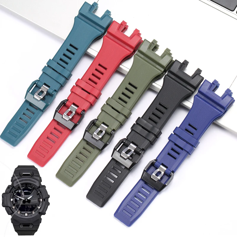 Resin Watch Band For Casio  GBA-900 Series Men's Sports Waterproof Rubber Replacement Bracelet Watch Accessories