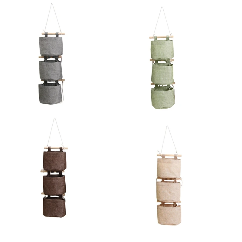 

Съемная бесплатная комбинация в шкафу, складная моющаяся подвесная сумка для хранения для комнаты, ванной комнаты, зеленая, простая в использовании