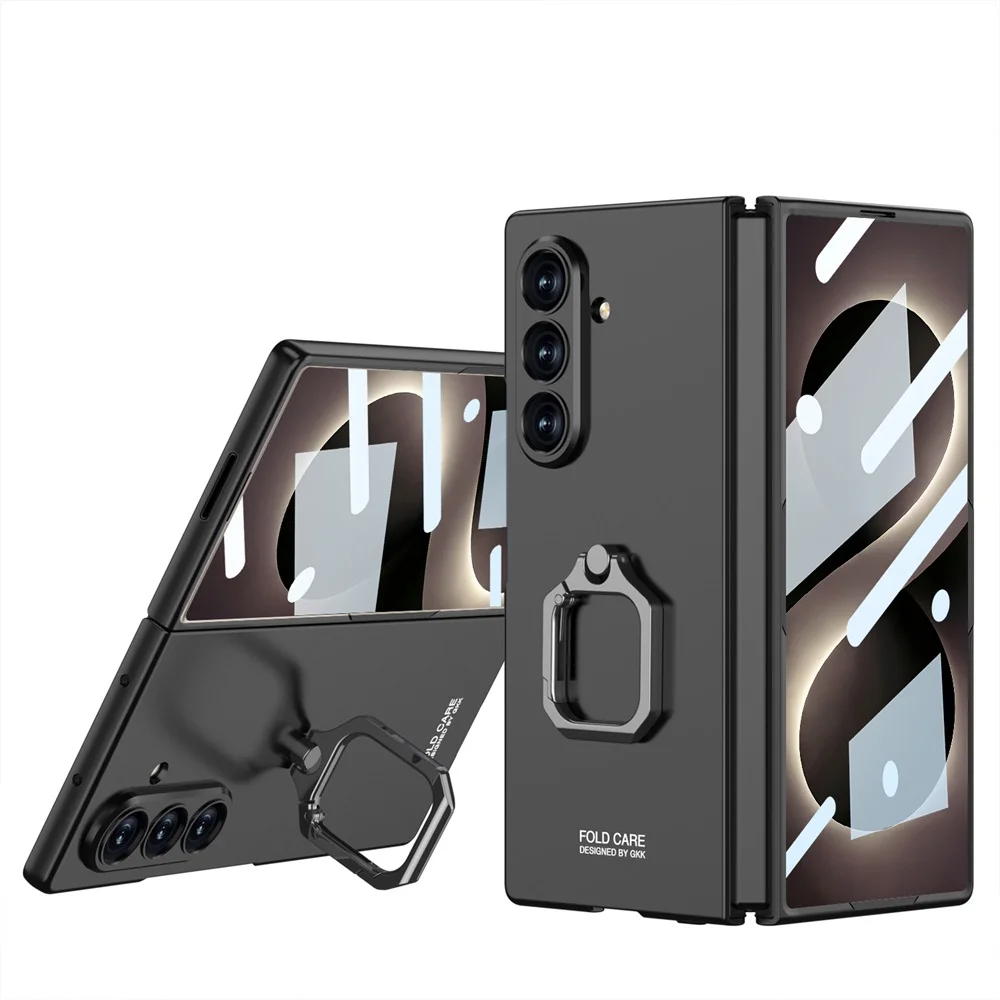 For Samsung Galaxy Z Fold 8 Ultra 5G Case Ultra-Thin Skin-Friendly Matte Folding With Tempered Film Shockproof Hard Back Cover