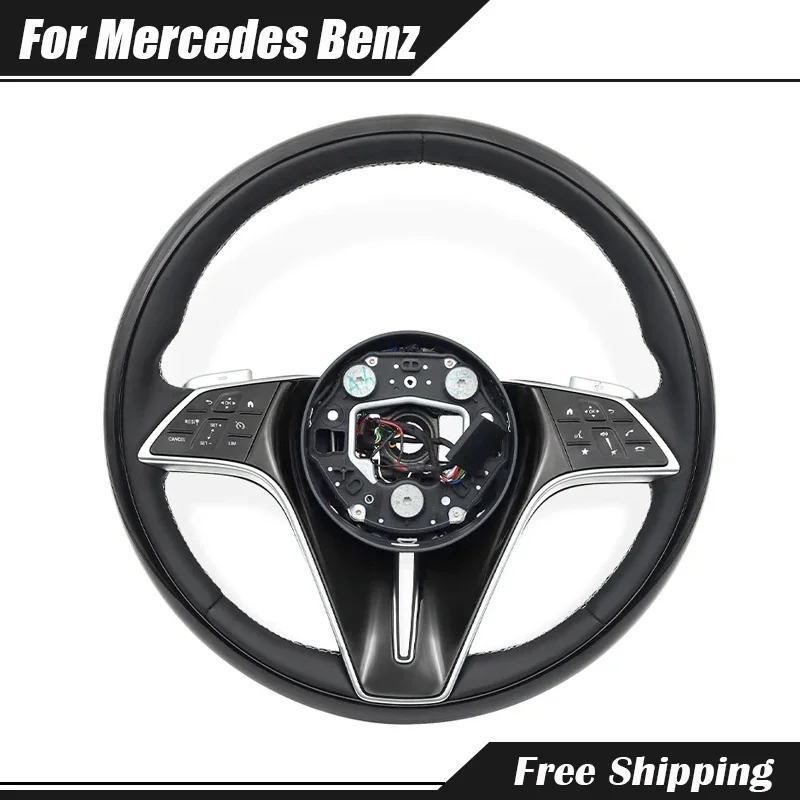 Peach wood Steering Wheel For Mercedes Benz Maybach Class CLS GLS GLK C63 E63 ACE SGV W212 W205 W204 W213 Internal Spare Parts