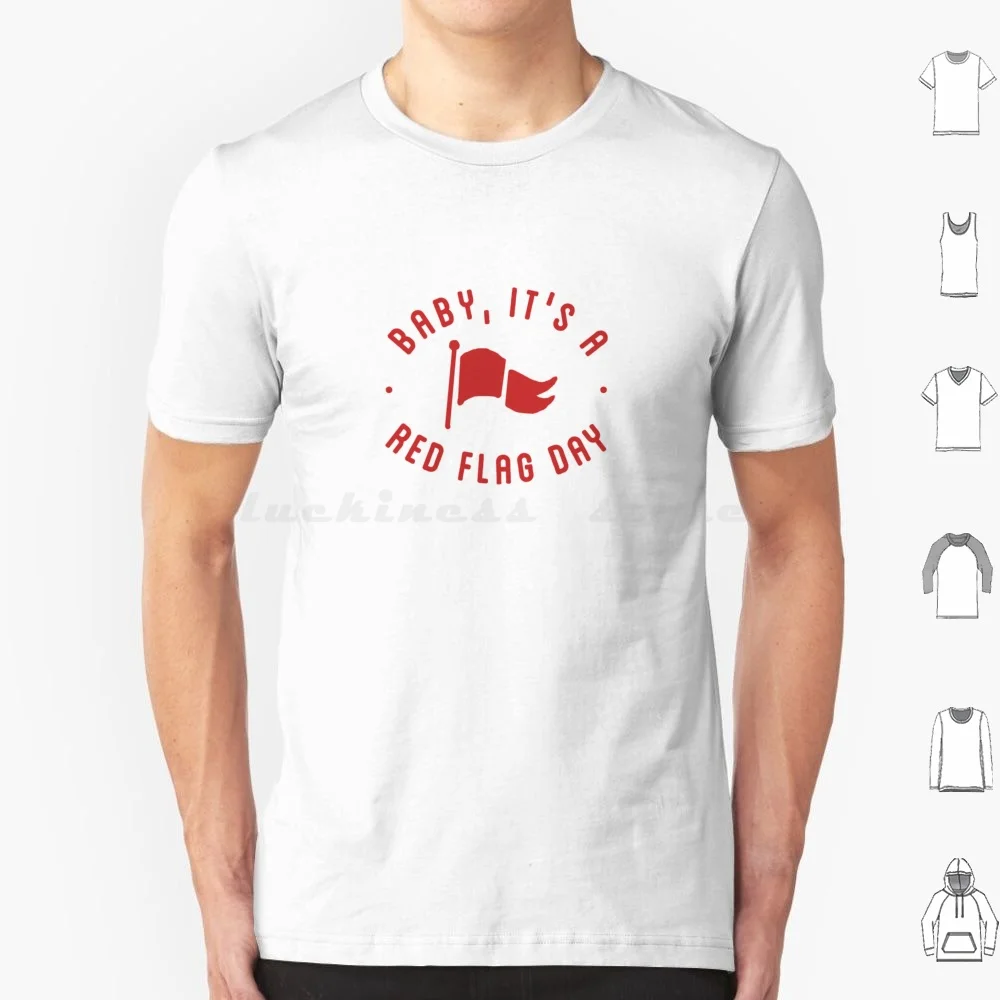 Red Flag Day ( Light ) T Shirt Cotton Men Women DIY Print Red Flag Day Music Lyrics Song Songsofexperience Songs Of Experience