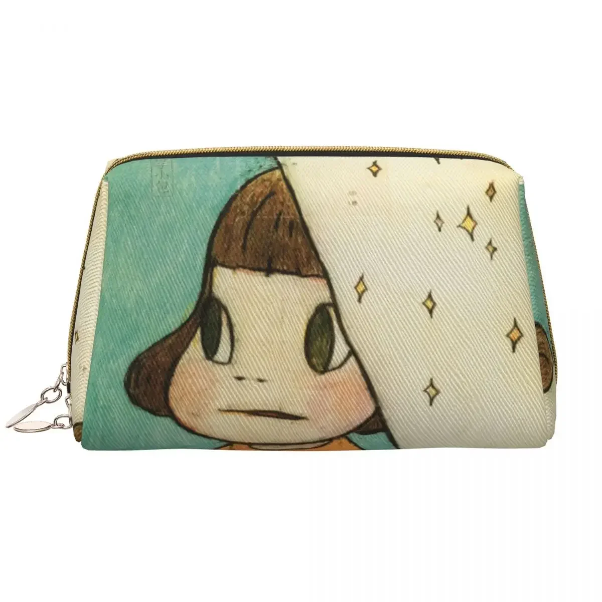 Yoshitomo Nara Japanese Manga Anime Cosmetic Bag Women Fashion Big Capacity Makeup Case Beauty Storage Toiletry Bags