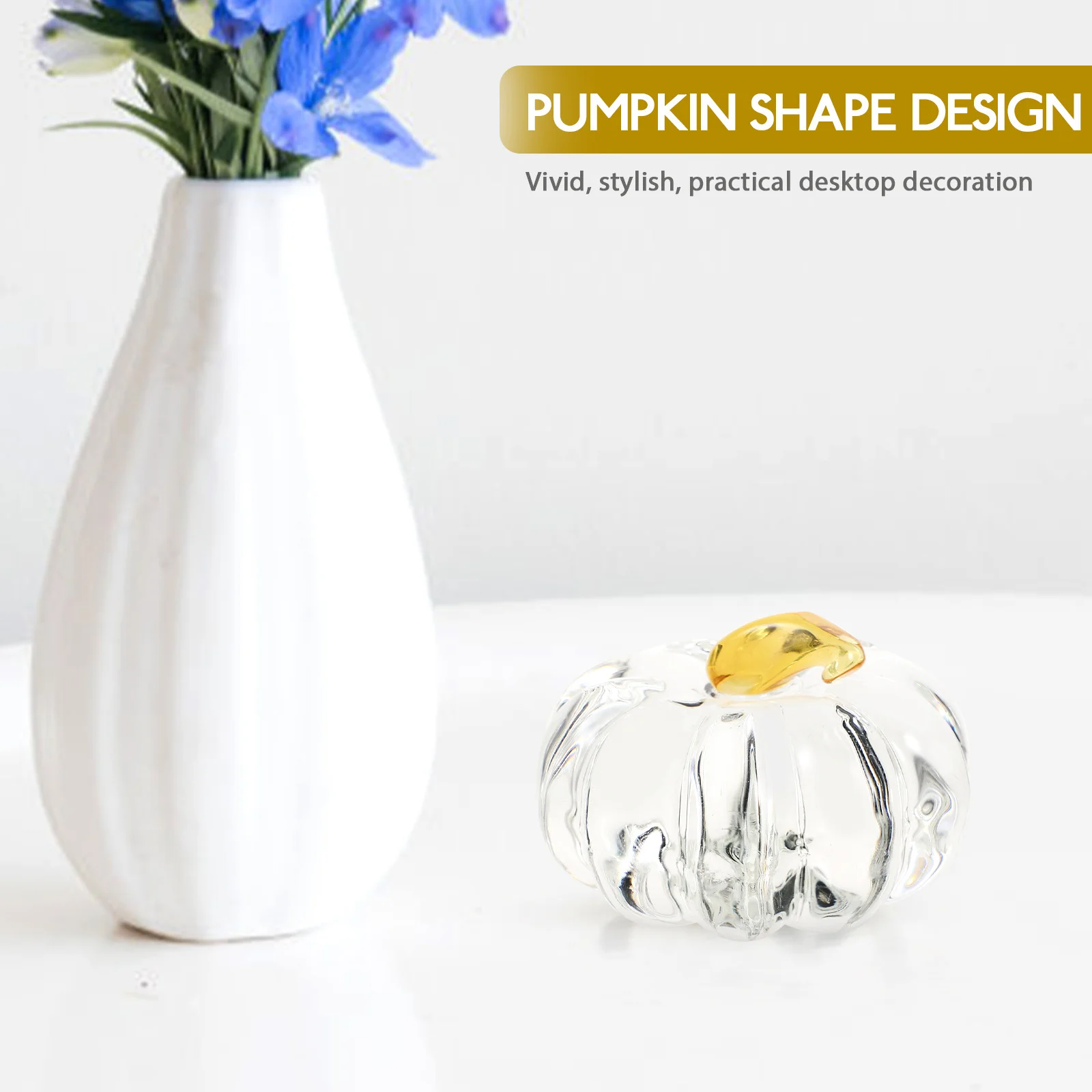 

Pumpkin Pumpkin Adornment Small Desktop Decor For Home Office Living Room Shelf Party Household Ornament