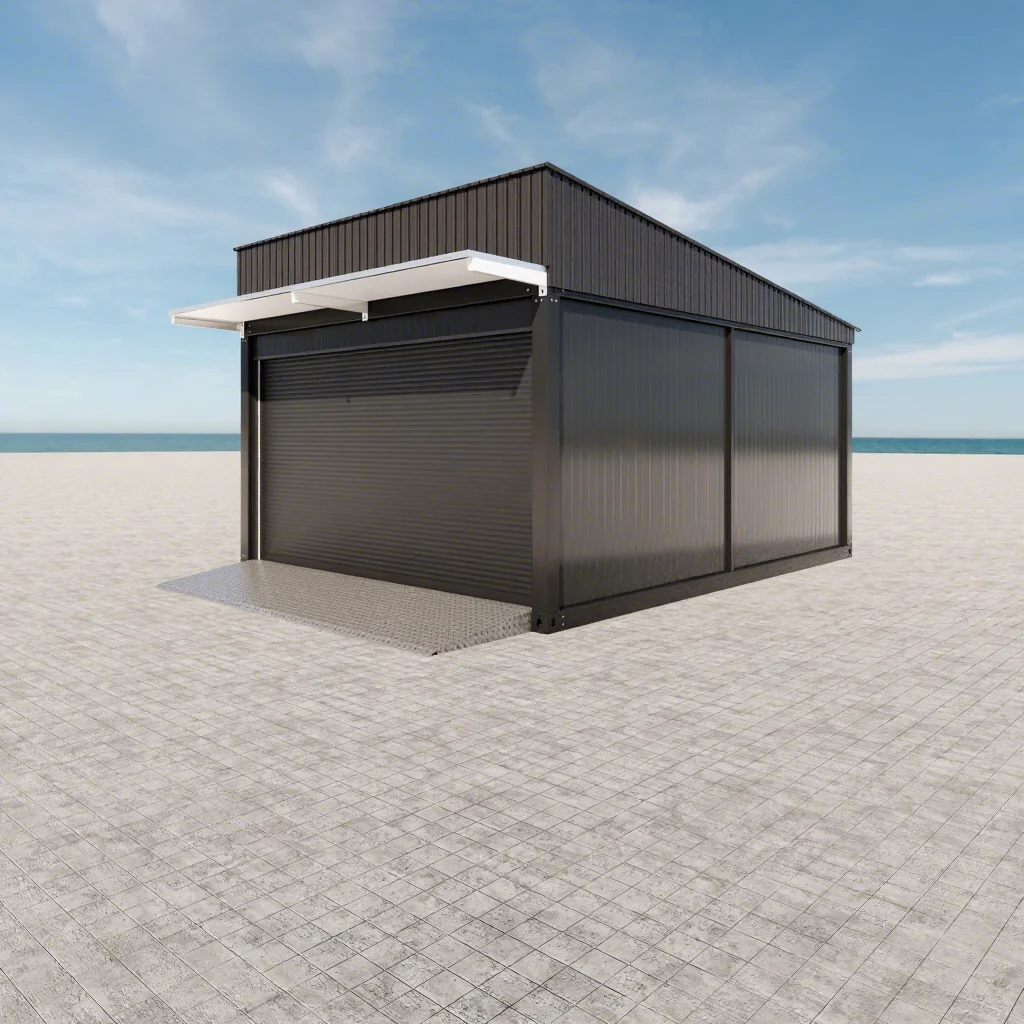 Mobile Factory Customized Outdoor Demountable  Outdoor Temporary Simple Prefab Car Garage Container Carport Storage Tools
