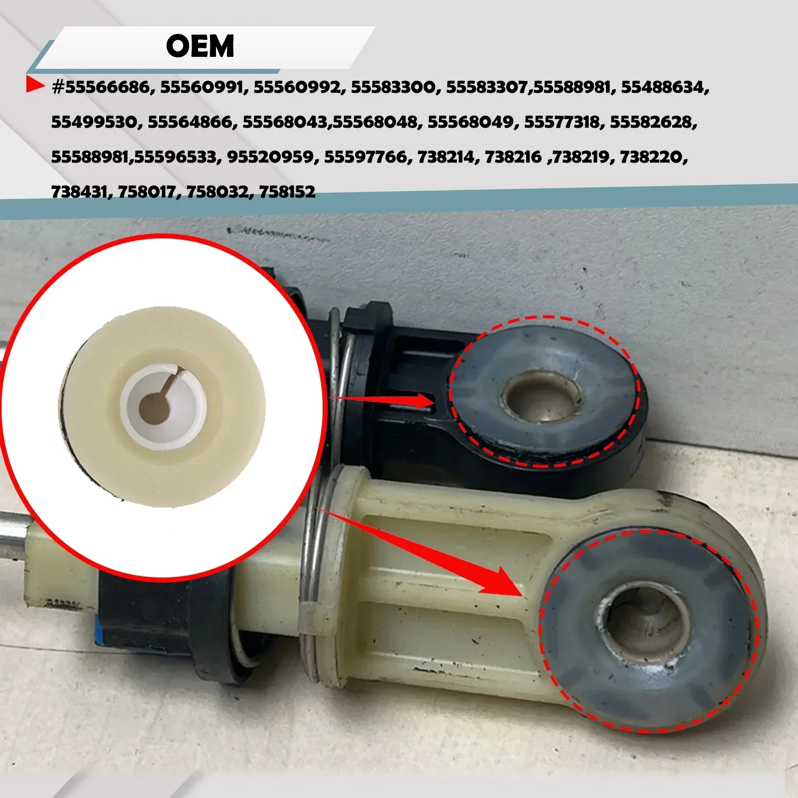 2pc Manual Gear Shift Selector Lever Linkage Cable Shifter Bushing for Opel/Vauxhall Antara 2006-2015 Trans Accessories Parts view 6